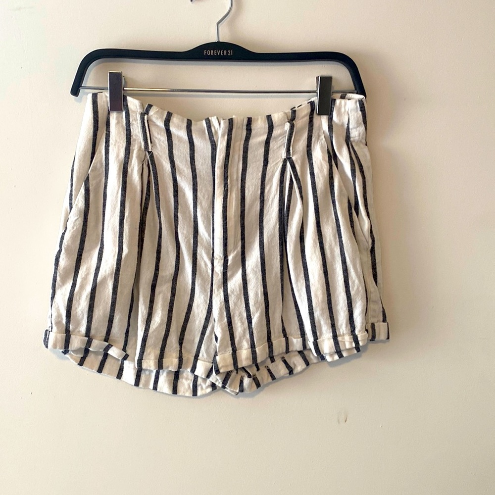 White & grey shorts